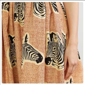 Anthropologie SIKA A-Line Midi Skirt